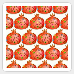 Pomegranate Pattern Sticker